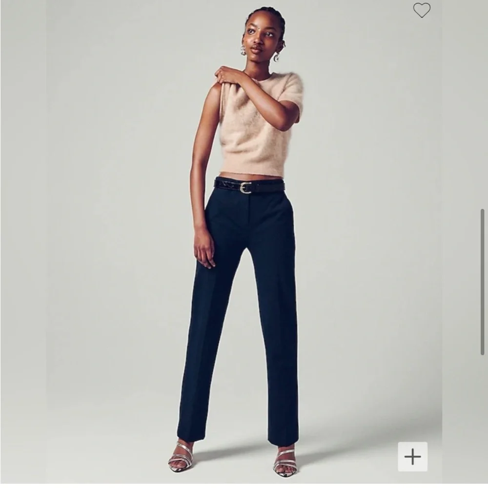 J. Crew Black Straight Leg Pants - Picture 1 of 7